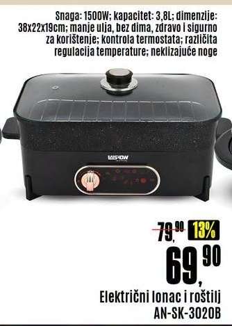 Električni lonac i roštilj AN-SK-3020B