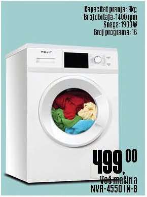 Veš mašina NVH-4550 IN-8