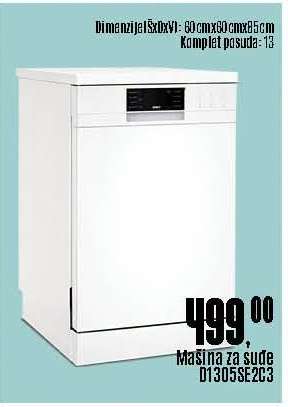 Mašina za suđe D1305SE203