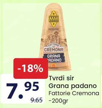 Tvrdı sir Grana padano
