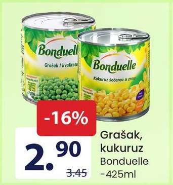 Grašak, kukuruz Bonduelle