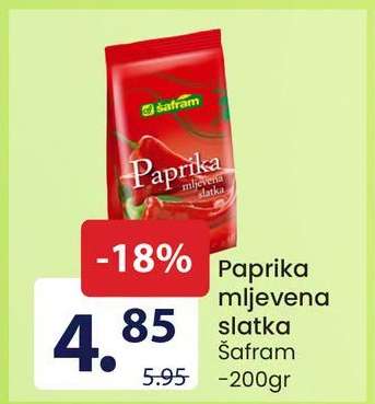 PAPRIKA MLJEVENA SLATKA