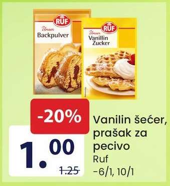 Vanilin šećer / Prašak za pecivo