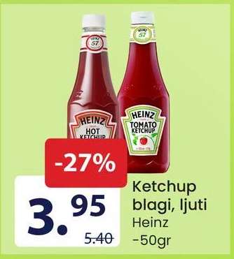 Ketchup *blagi* / *ljuti*