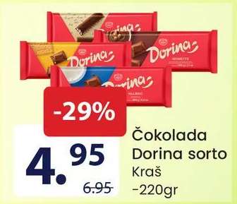 Čokolada Dorina sorto