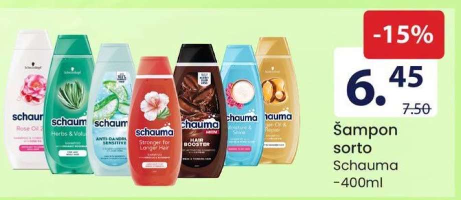 Šampon sorto Schauma