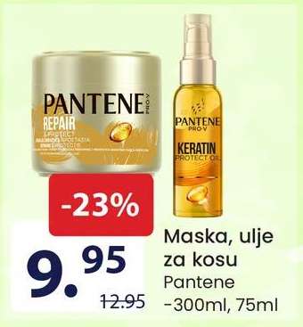 Maska, ulje za kosu
