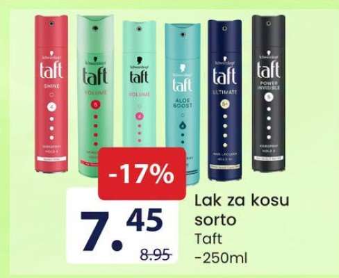 Lak za kosu sorto