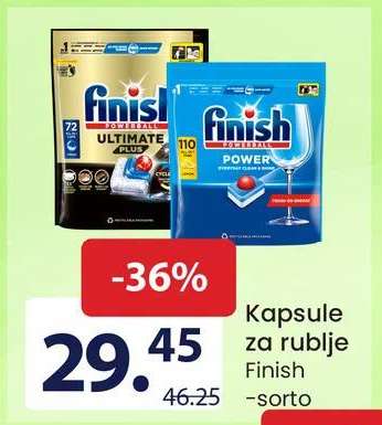Kapsule za rublje Finish