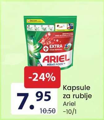 Kapsule za rublje Ariel