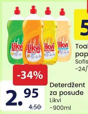 Deterdžent za posuđe Likvi