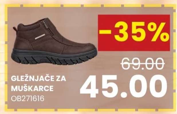 GLEŽNJAČE ZA MUŠKARCE