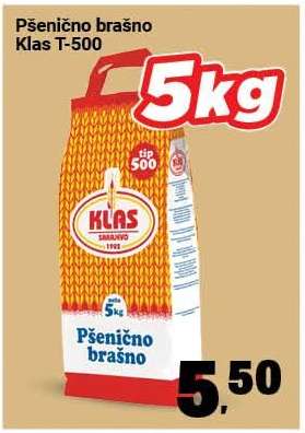 Pšenično brašno Klas T-500