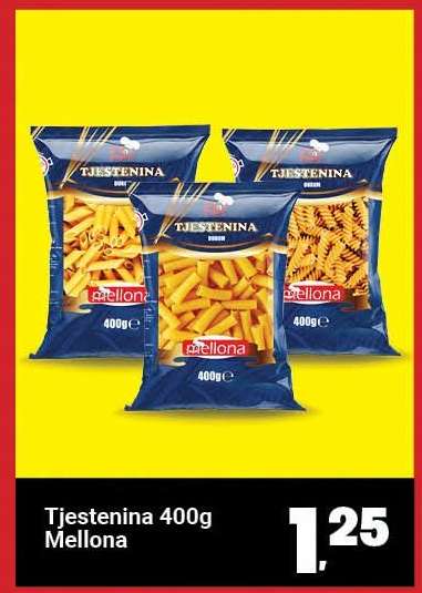 Tjestenina 400g Mellona