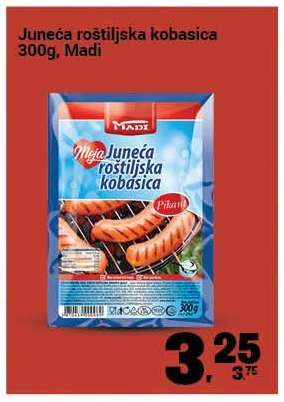 Juneća roštiljska kobasica