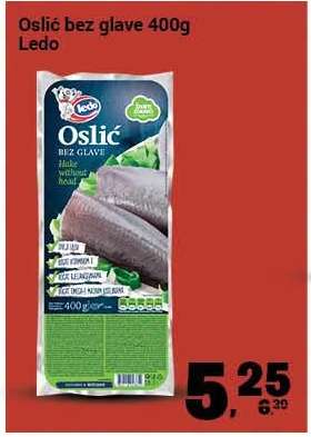 Oslić bez glave 400g Ledo