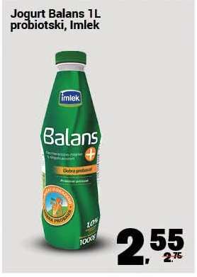 Jogurt Balans 1L probiotski, Imlek