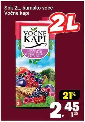Sok 2L, šumsko voće