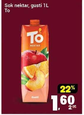 Sok nektar, gusti 1L