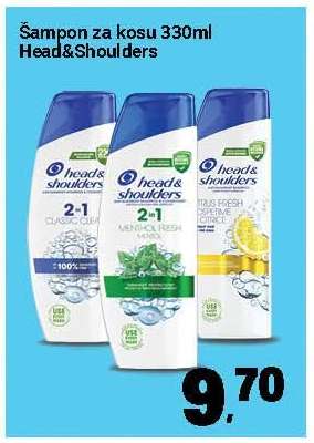 Šampon za kosu 330ml Head&Shoulders