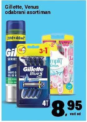 Gillette, Venus odabrani asortiman