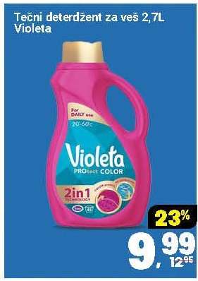 Tečni deterdžent za veš 2,7L Violeta