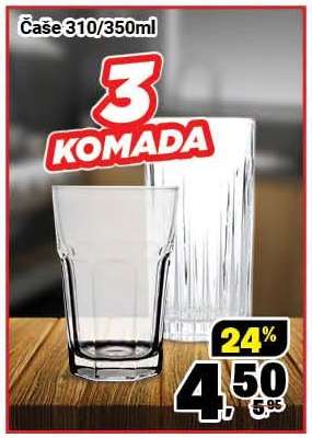 Čaše 310/350ml