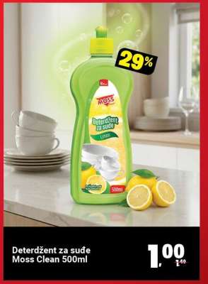 Deterdžent za suđe Moss Clean, 500ml