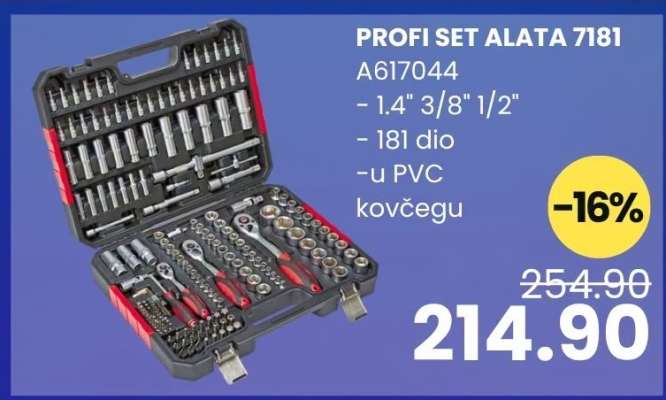 PROFI SET ALATA 7181