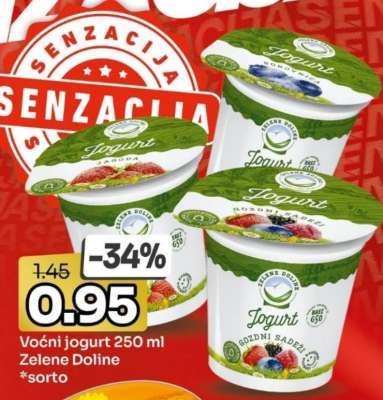 Voćni jogurt 250 ml