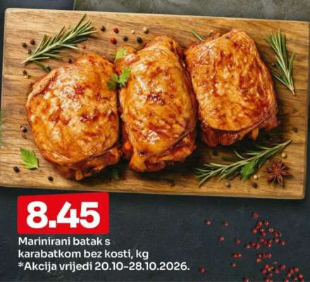 Marinirani batak s karabatkom bez kosti, kg