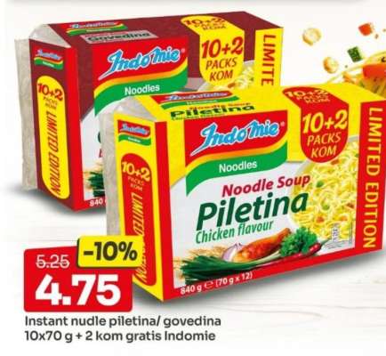 Instant nudle piletina/govedina