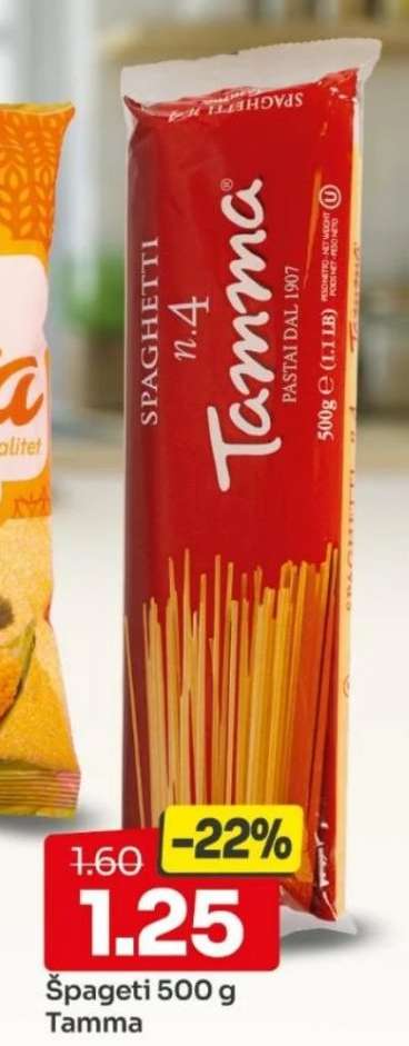 Špageti 500 g Tamma