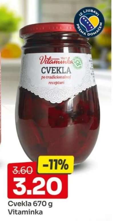 Cvekla 670 g Vitaminka