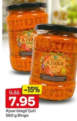 Ajvar blagi, ljuti