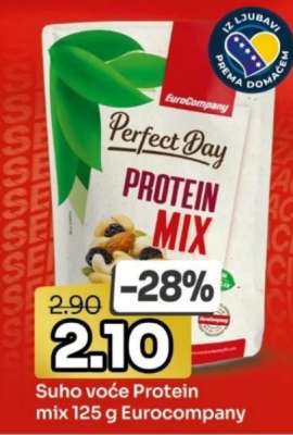 Suho voće Protein mix 125 g Eurocompany