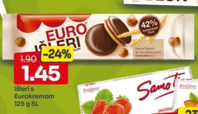Išleri s Eurokremom 125 g SL