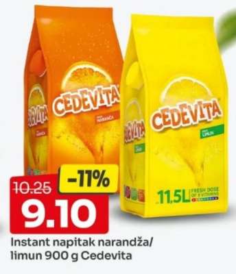 INSTANT NAPITAK NARANDŽA/LIMUN 900 G CEDEVITA