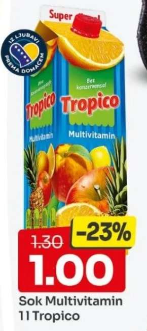 Sok Multivitamin 1l Tropico