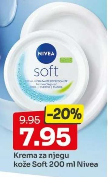 Krema za njegu kože Soft 200 ml Nivea