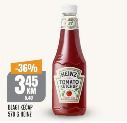 BLAGI KEČAP 570 G HEINZ