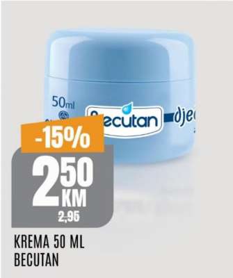 Krema 50 ml Becutan