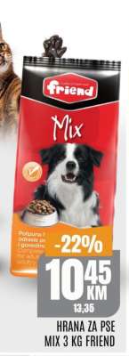 Hrana za pse Mix 3 kg Friend