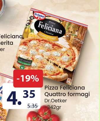Pizza Feliciana Quattro formagi
