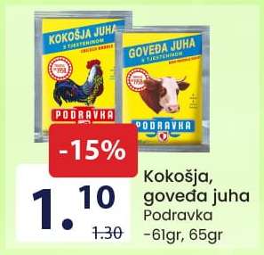 Kokošja, goveda juha