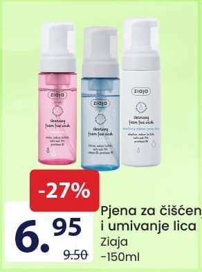 Ziaja Pjena za čišćenje i umivanje lica