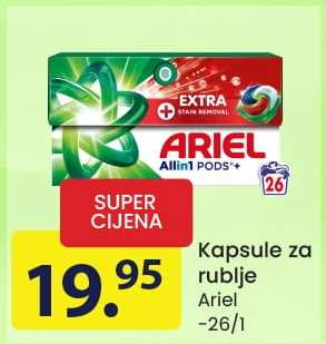 Kapsule za rublje Ariel