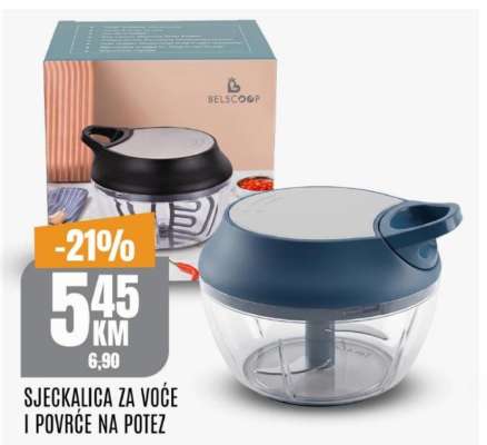 Sjeckalica za voće i povrće na potez