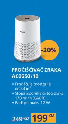 PHILIPS PROČIŠĆIVAČ ZRAKA AC0650/10