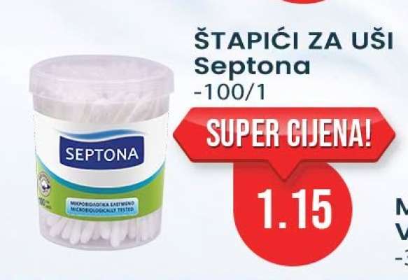 Štapići za uši Septona